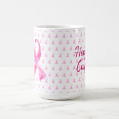 UNTERSTÜTZUNG VON BRUSTKREBS UND BEWUSSTSEIN KAFFEETASSE (Mittel)