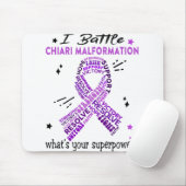Unterstützung von Chiari Malformation Kriegspenden Mousepad (Mit Mouse)