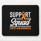 Unterstützung von Copd Warrior für Copd-Bewusstsei Mousepad (Vorne)