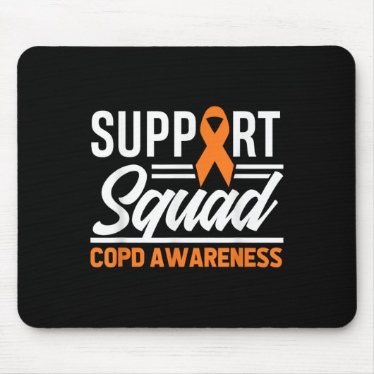 Unterstützung von Copd Warrior für Copd-Bewusstsei Mousepad (Vorne)