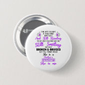Unterstützung von Crohns Kriegergeschenken Button (Vorne & Hinten)