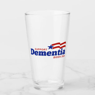 Unterstützung von Demenz Biden 2024 Glas