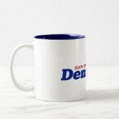 Unterstützung von Demenz Biden 2024 Zweifarbige Tasse (Links)