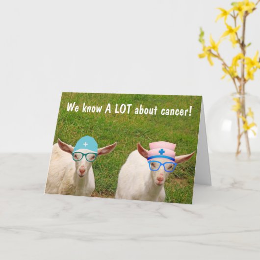 Unterstützung von Doctor Goats Karte (Gelbe Blume)