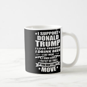 Unterstützung von Donald Trump I Liebe Freedom I D Kaffeetasse