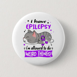 Unterstützung von Epilepsie Awareness Ribbon Gesch Button