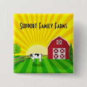 Unterstützung von Familienbetrieben Button (Vorderseite)