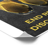 Unterstützung von Flüchtlingspostern Poster (Ecke)