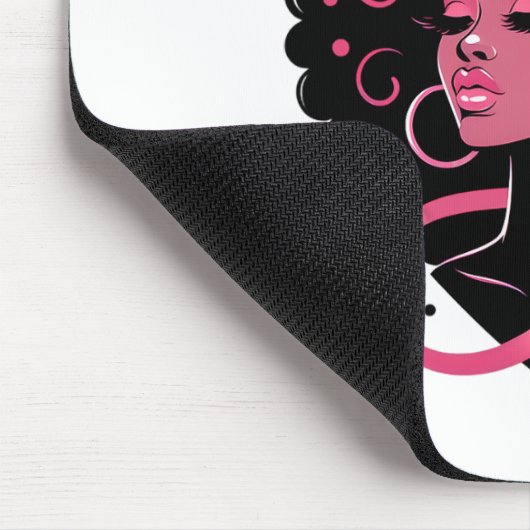 Unterstützung von Frauen in schwarzafrikanischen L Mousepad (Ecke)