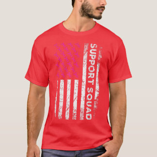 Unterstützung von Frauen zur Sensibilisierung für T-Shirt