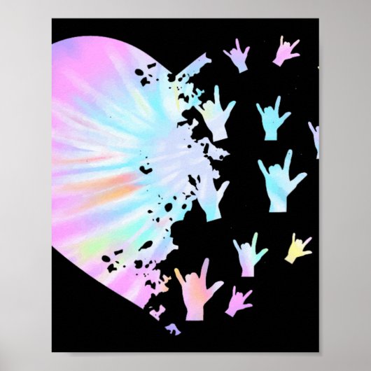 Unterstützung von Gebärdensprachen Unterstützung t Poster (Vorne)