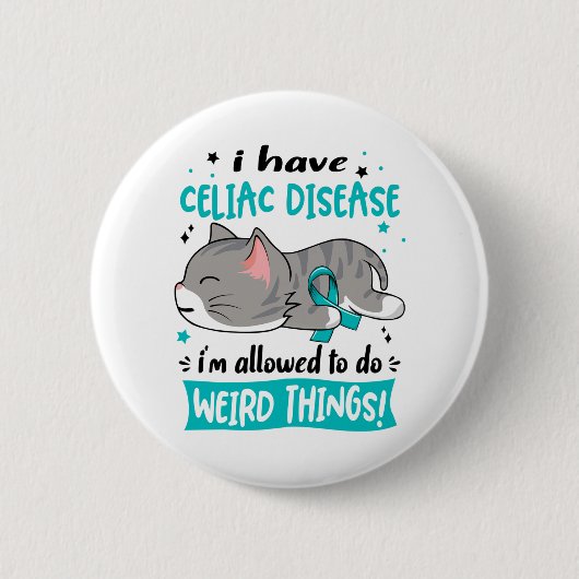 Unterstützung von Geschenken für Celiac Disease Aw Button (Vorderseite)