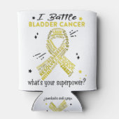 Unterstützung von Geschenken für den Krebs-Krieger Dosenkühler (Rückseite)