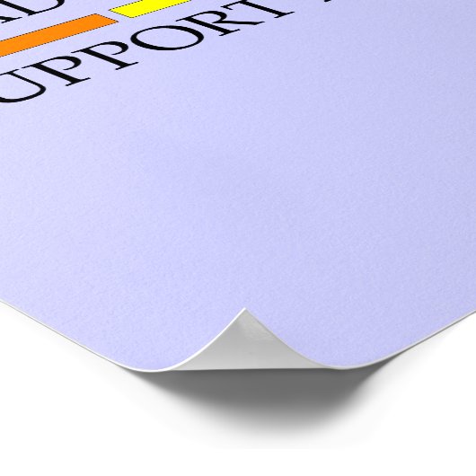 Unterstützung von Gleichstellungsposten Poster (Ecke)