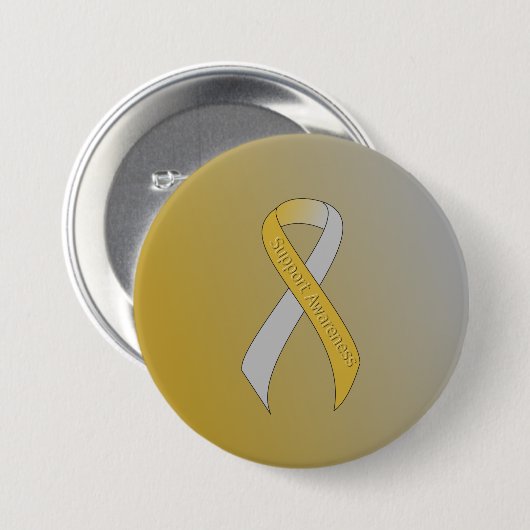 Unterstützung von Gold und Silver Ribbon Button (Vorne & Hinten)