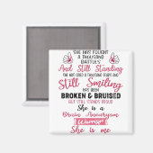 Unterstützung von Hirnaneurysma Kriegspenden Magnet (Vorderseite/Rückseite)