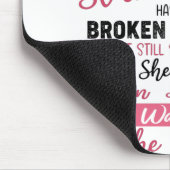 Unterstützung von Hirnaneurysma Kriegspenden Mousepad (Ecke)