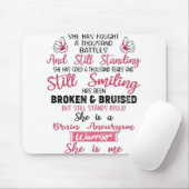 Unterstützung von Hirnaneurysma Kriegspenden Mousepad (Mit Mouse)