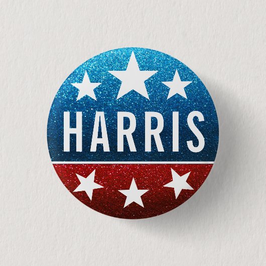 Unterstützung von Kamala Harris 2024 Progress and Button (Vorderseite)