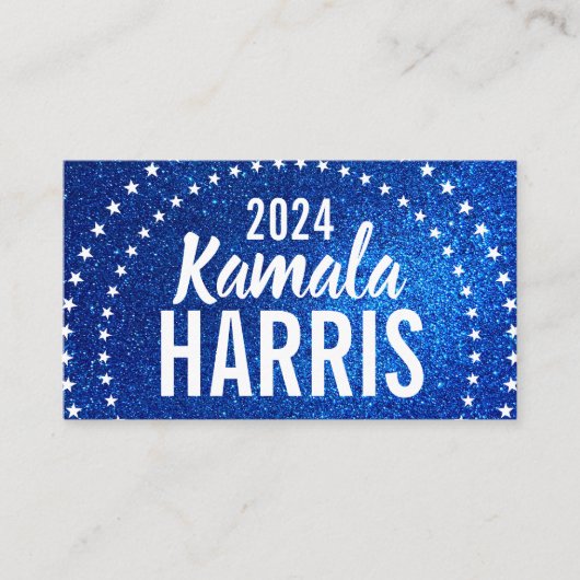 Unterstützung von Kamala Harris 2024 Progress and Visitenkarte (Vorderseite)