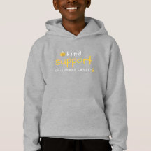 Unterstützung von Kinderkrebs Kids Pullover Hoodie