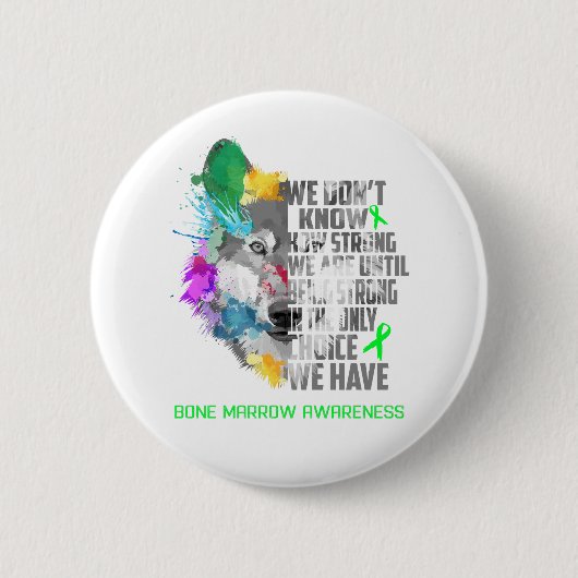 Unterstützung von Knochenmark-Werbeträgern Button (Vorderseite)