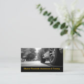 Unterstützung von Kraftfahrzeugen Visitenkarte (Stehend Vorderseite)