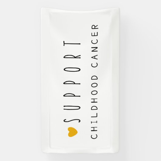 Unterstützung von Krebs bei Kindern. Banner (Vertikal)