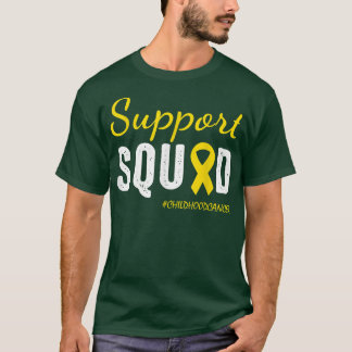 Unterstützung von Krebs im Kindesalter - Goldband T-Shirt