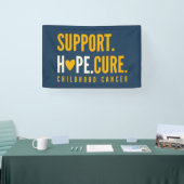 Unterstützung von Krebs im Kindesalter Hoffnung He Banner (Messe)