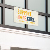 Unterstützung von Krebs im Kindesalter Hoffnung He Banner (Äußeres Gebäude)