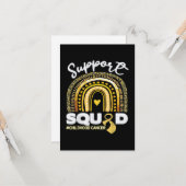 Unterstützung von Krebs im Kindesalter Karte (Vorderseite/Rückseite Beispiel)