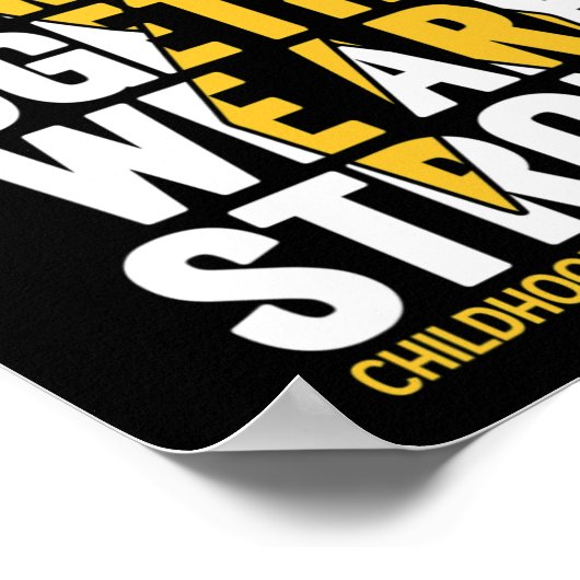 Unterstützung von Krebs im Kindesalter Poster (Ecke)