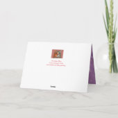 Unterstützung von Krebs- und Katzen-Nickerchen Karte (Rückseite)