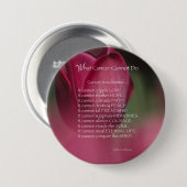 Unterstützung von Krebs, was Krebs nicht kann, Blu Button (Vorne & Hinten)