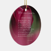 Unterstützung von Krebs, was Krebs nicht kann, Blu Keramik Ornament (Rechts)