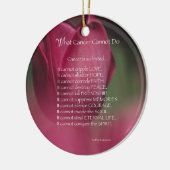 Unterstützung von Krebs, was Krebs nicht kann, Blu Keramik Ornament (Links)