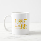 Unterstützung von Krebserkrankungen im Kindesalter Kaffeetasse (Links)