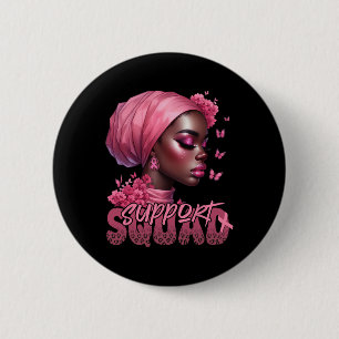 Unterstützung von Krebsschwarzen Shirts Button