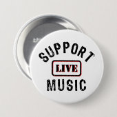 Unterstützung von Live Music, Live Band, Music Con Button (Vorne & Hinten)