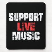 Unterstützung von Live Music Mousepad (Vorne)