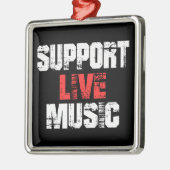 Unterstützung von Live Music Ornament Aus Metall (Links)