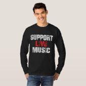 Unterstützung von Live Music T-Shirt (Vorne ganz)