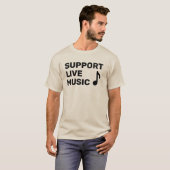 Unterstützung von Live Music T-Shirt (Vorne ganz)