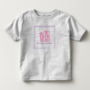 Unterstützung von Mädchen mit psychischen Behinder Kleinkind T-shirt