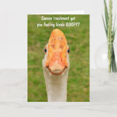 Unterstützung von Nutty Goose Cancer Karte (Vorderseite)