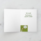 Unterstützung von Nutty Goose Cancer Karte (Innenseite)