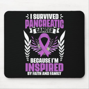 Unterstützung von Pankreas Survivor Pankreaskrebs Mousepad