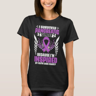 Unterstützung von Pankreas Survivor Pankreaskrebs T-Shirt