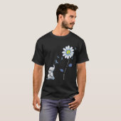 Unterstützung von Prostatakrebs Elephant Light Blu T-Shirt (Vorne ganz)